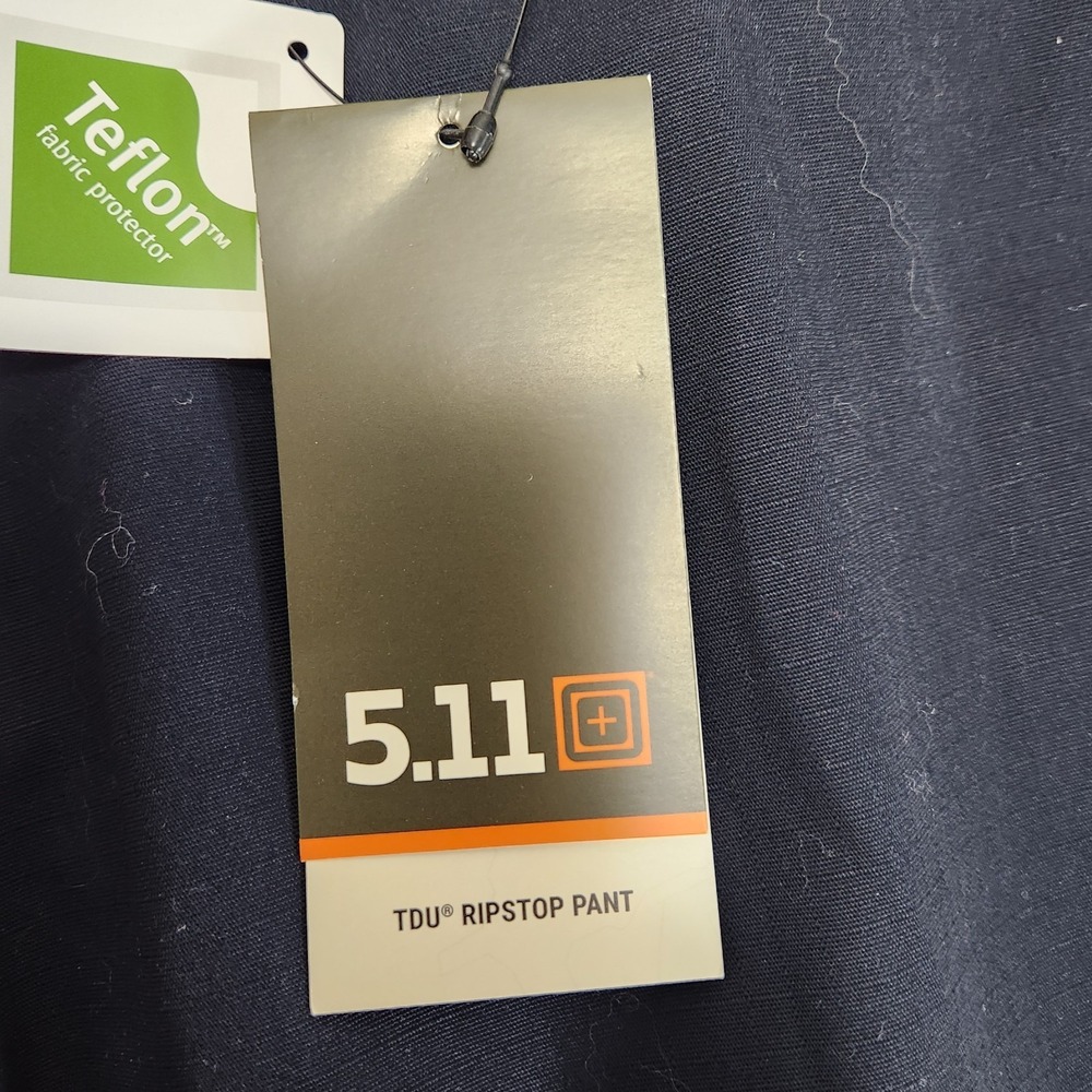 NWT 5.11 Tactical Pants Mens 4XL‎ Navy Flex-Tac TDU Ripstop Cargo Stretch Waist - Picture 9 of 12